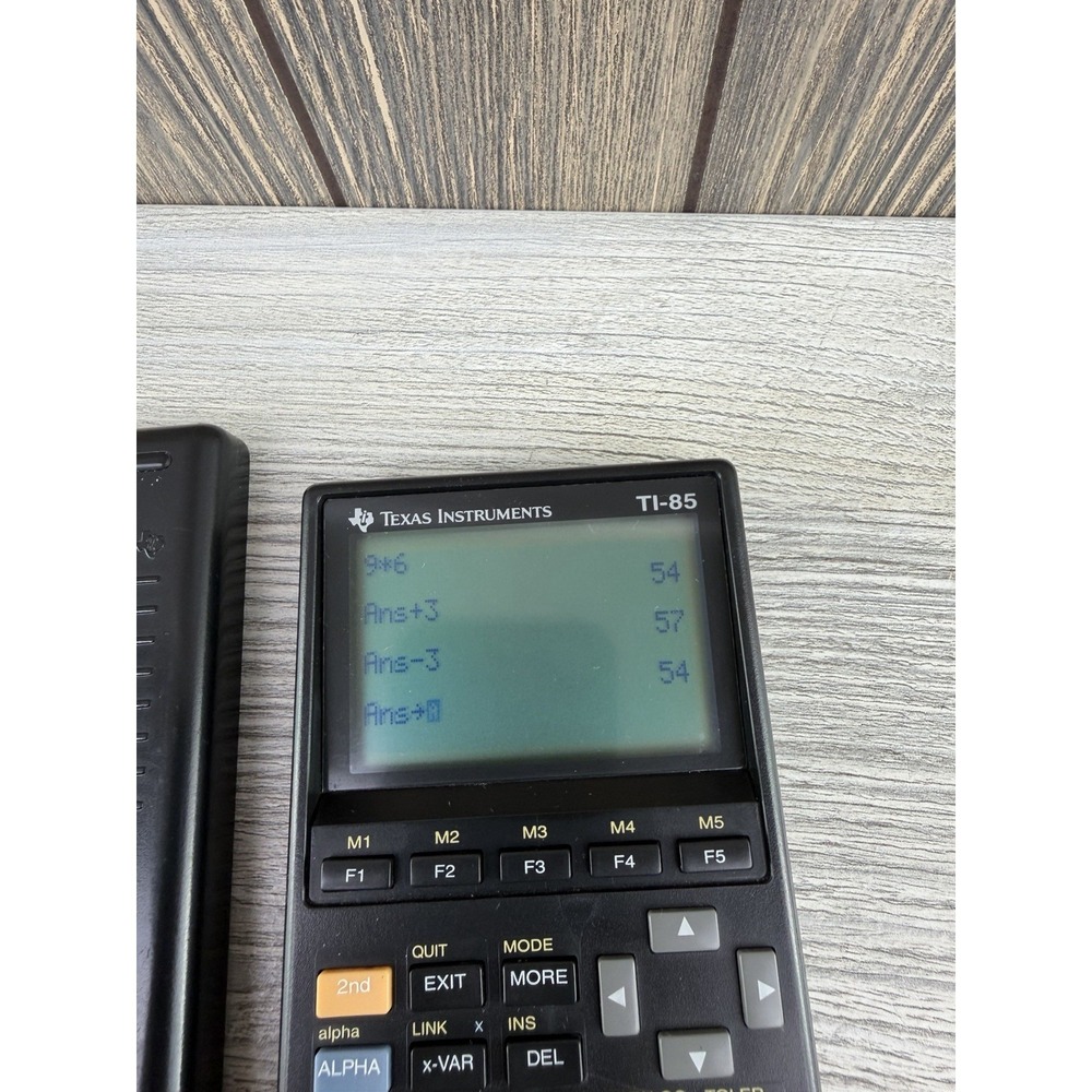 Texas Instruments TI-85 Graphing Calculator W/ Cover Tested & Working - Picture 4 of 15